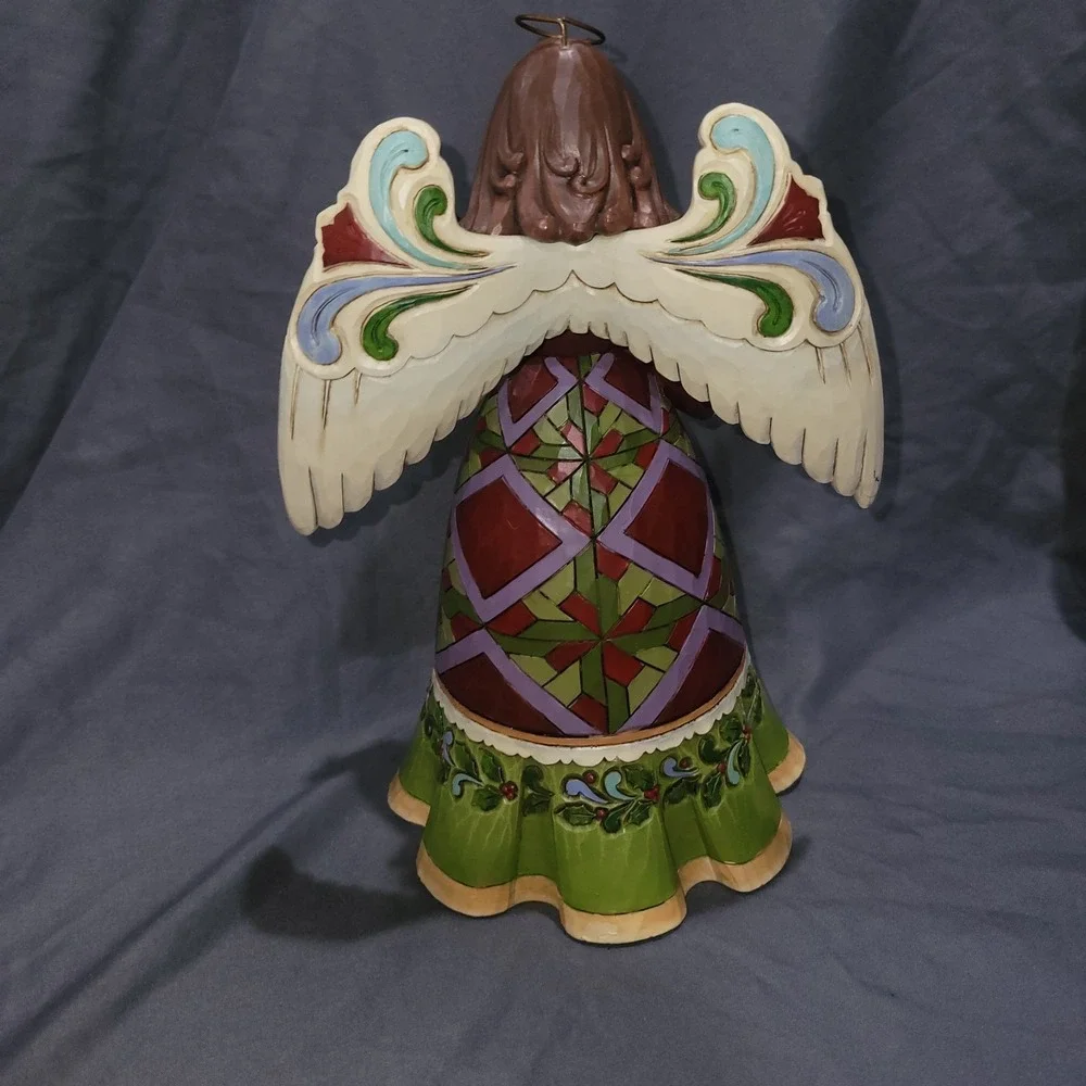 Jim Shore 2011 Glorious Garland Christmas Angel Figurine Heartwood #4023457